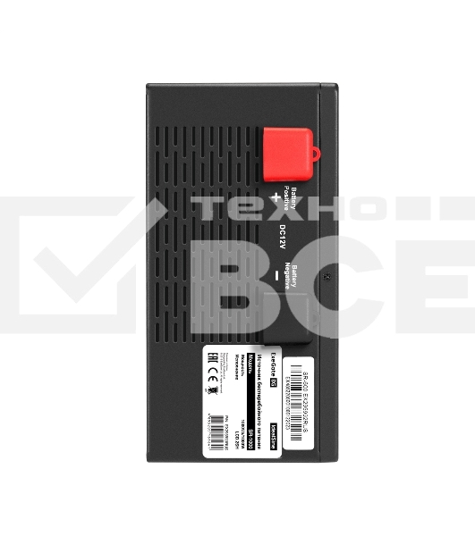 Комплект ИБП EX295993RUS + батарея 33Aч EX282974RUS 1шт (инвертор, синус, для котла, PF=1, настенный) ExeGate IdealSine SR-1000.LCD.2SH <1000VA/1000W, чистая синусоида, цветной LCD-дисплей, 2*Schuko, крепление настенное, Black> + батарея ExeGate DT 1233 (