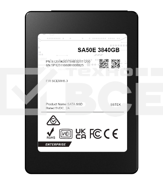 Накопитель SSD PHISON SA50E, 3.84Tb, SATA III, 2.5