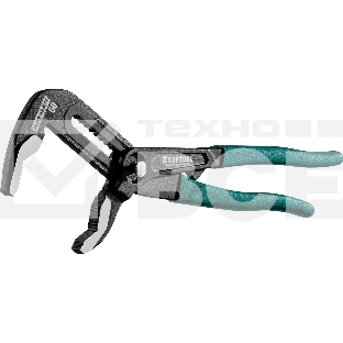 Клещи переставные KRAFTOOL 22353-25 Bulldog  Cr-V, max захват 60мм, губки 6мм, 250мм
