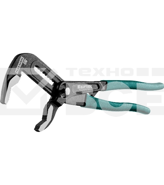 Клещи переставные KRAFTOOL 22353-25 Bulldog  Cr-V, max захват 60мм, губки 6мм, 250мм