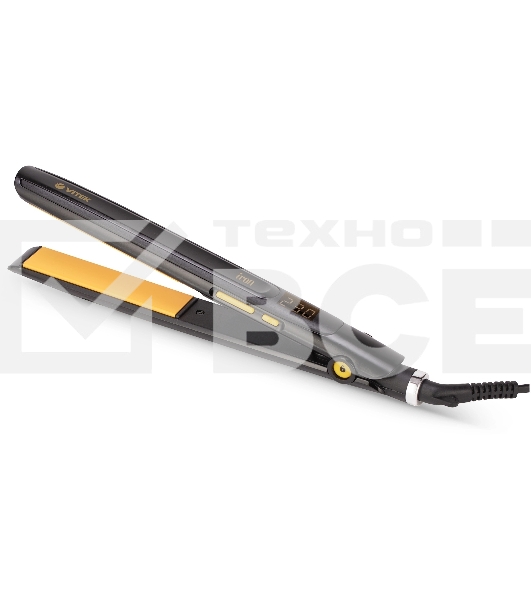 Выпрямитель Vitek VT-8400 45Вт черный макс.темп.:230С покрытие:керамическое