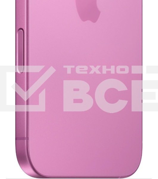 Смартфон Apple iPhone 16, 8/256Gb, розовый
