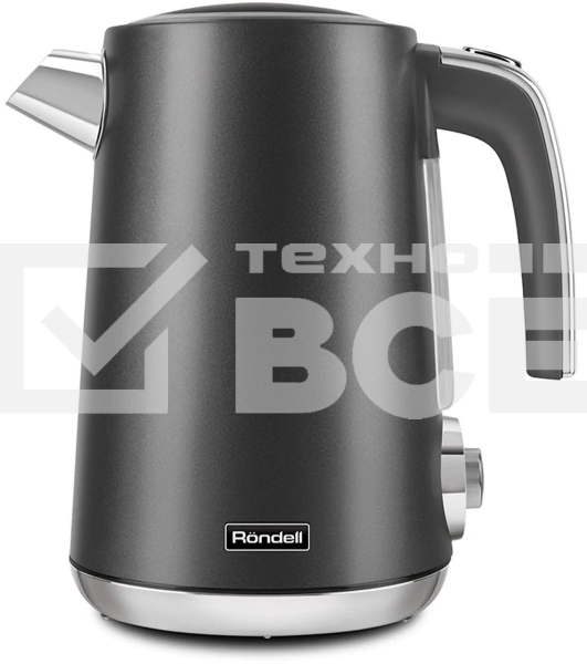 Чайник электрический Rondell 1002-RE-01, 1.7л, 2200Вт, черный