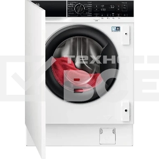 Встраиваемая стиральная машина AEG L7WBE68SI белый, загрузка фронтальная 8 кг, 1551 об/мин., класс: D