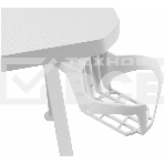 Стол игровой Defender Infinity RGB,подвес круж+гарн.,бел,120_5, фото2