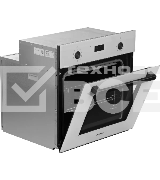 Духовой шкаф электрический Hyundai 6009.25 WG белый стекло