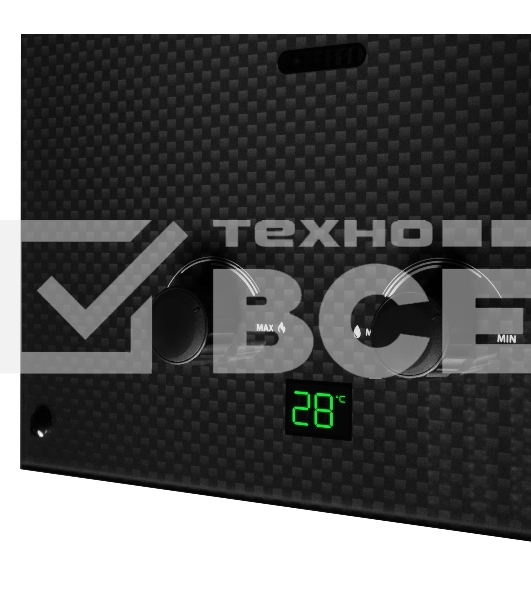 Колонка газовая Ballu GWH 10 Fiery Glass Carbon