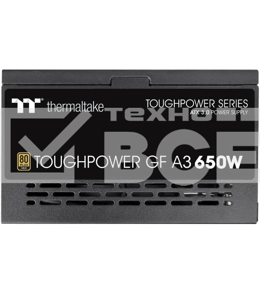 Блок питания Thermaltake Toughpower GF A3 (PS-TPD-0650FNFAGE-H), 650Вт, 80 PLUS Gold, 120мм, модульный, черный