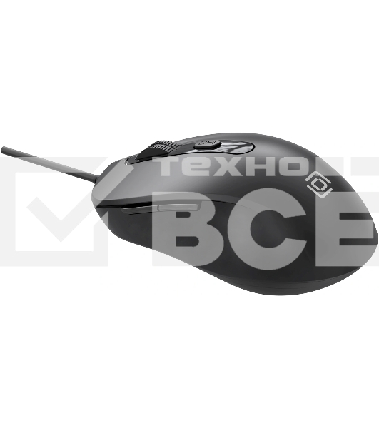 Мышь проводная Oklick 211M черный, 2400 dpi, USB, кнопки - 6