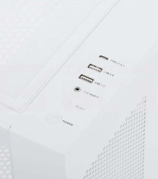 Компьютерный корпус PcCooler C3 T500 WH белый без БП ATX 2xUSB 3.0 1xUSB3.1 audio bott PSU