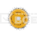 Щетка для дрели Denzel 75 мм, чашка, со шпилькой, нержавеющая витая проволока, фото6