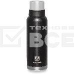 Термос Арктика 106-1200 черный, узкое горло 1,2 л, американский дизайн, антивандальное покрытие, две чашки, холод/тепло 32 ч, фото 1