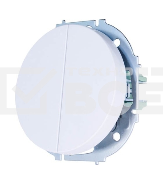 Выключатель 2-кл. LEZARD СП OSEN 10А IP20 механизм, бел. 743-0288-101