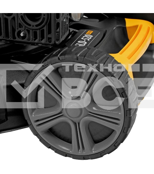 Газонокосилка бензиновая Denzel GLD-520SP-VE, 196 см3,шир 52 см,привод,вариатор,эл.старт, 60 л