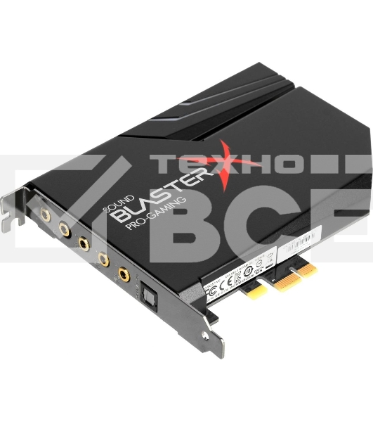 Звуковая карта Creative PCI-E BlasterX AE-5 Plus (BlasterX Acoustic Engine) 5.1 Ret