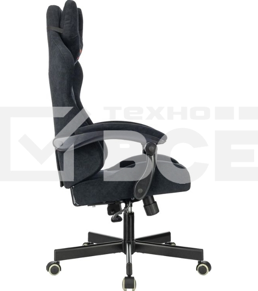 Кресло A4Tech Bloody GC-560 черный, ткань, 150 кг, подголовник, регулируемые подлокотники, механизм качания