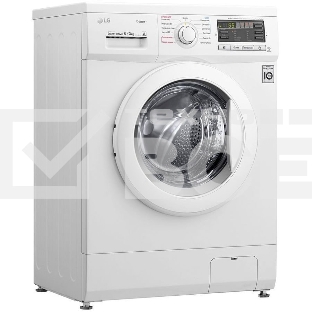 Стиральная машина LG F1296HDS1 белый, загрузка фронтальная 7 кг, 1200 об/мин., класс: А