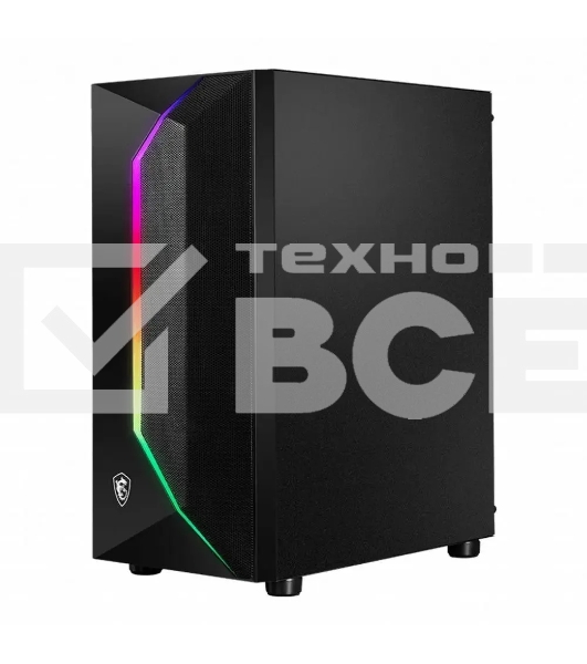 Компьютерный корпус MidiTower MSI MAG VAMPIRIC 100R (ATX, без БП, ARGB, 2xUSB 2.0 Type-A + USB3.2 Type-A) (306-7G07R25-809)