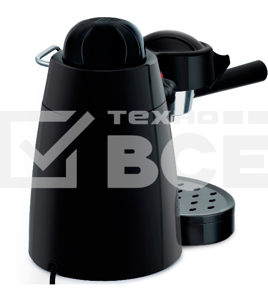 Кофеварка рожковая Vitek VT-1518, черный, исп. кофе - молотый, 0.24л, 750вт, 5Бар