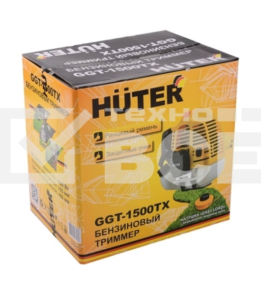 Триммер бензиновый Huter GGT-1500TX 1500Вт неразбор.штан. реж.эл.:леска/нож (может отгружаться со штангой модели GGT-2900T, GGT-2500T 70/2/14)