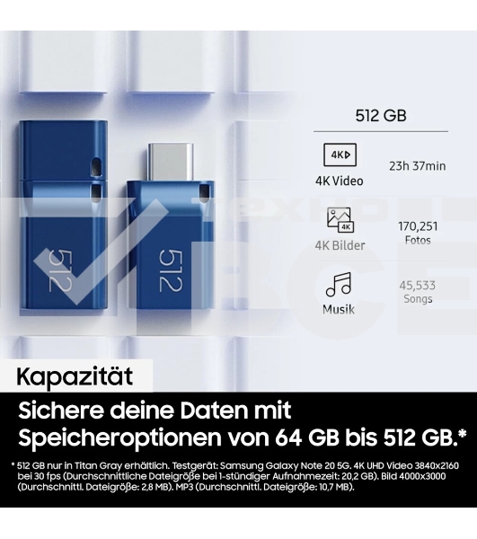 Флеш диск Samsung MUF-512DA/APC 512Gb USB3.1 Type-C