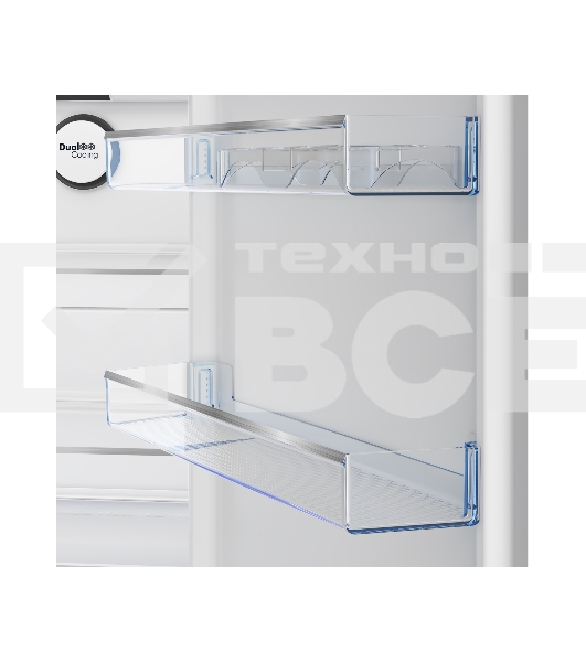 Холодильник Beko B3R0CNK402HW белый двухкамерный 257/100л морозилка снизу, No Frost