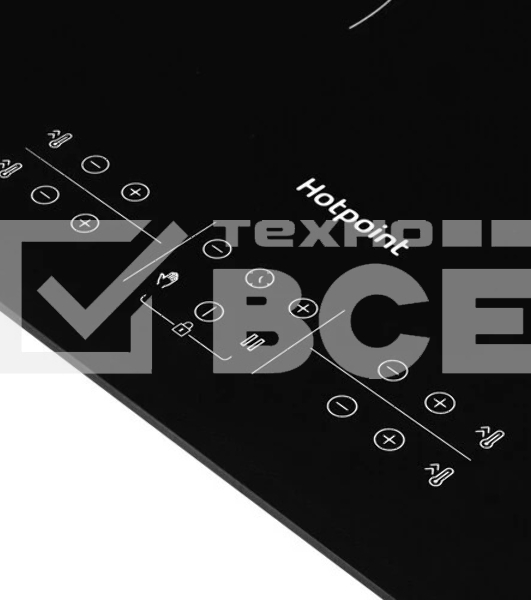 Индукционная варочная поверхность Hotpoint HB 1560S NE, независимая, черный
