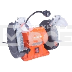 Станок заточной PATRIOT Expert GM 200 L, подсветка, 550Вт, 2980об/мин, 200мм диск, А36/А60 зерн, посадочный 16 мм, асинхронный, адаптер на круги 32 мм, фото5