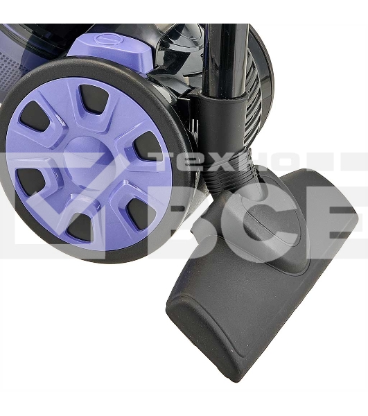 Пылесос АКСИНЬЯ КС-7004 черный с сиреневым