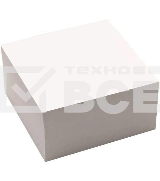 Блок для записей бумажный Silwerhof Daily Премиум 90х90х50мм, 80 г/м2, белый