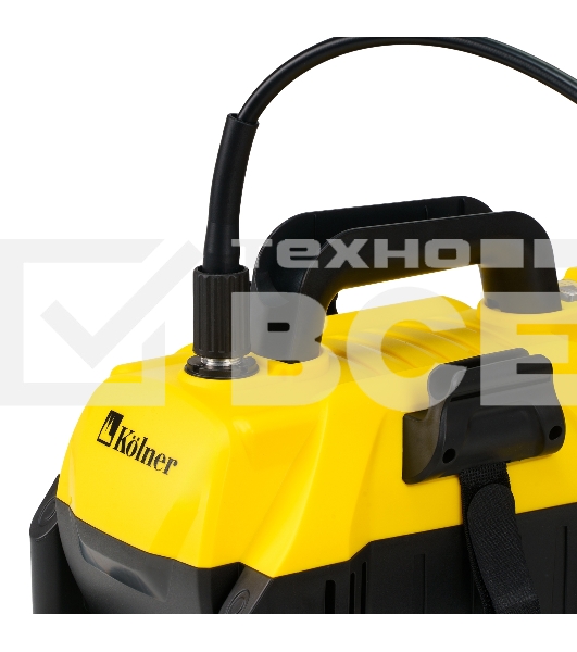 Мойка высокого давления 130/70 бар, KOLNER K140F, на 4 колесах, 1600Вт, 480л/ч, метал.помпа, шланг ВД 5м, кабель 5м, самовсас, Auto stop (пеногенератор)
