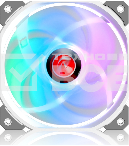 Вентилятор для корпуса Case Cooler Raijintek AGERAS 12 ARGb-1 (120x120x25мм, 4-pin PWM, 67.38CFM, 33dBA, 2200RPM, белый)