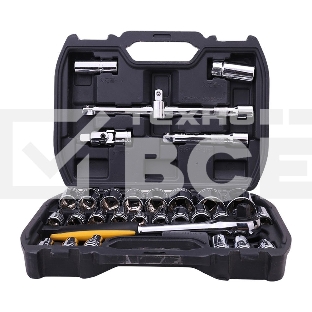 Набор торцевых головок и ключей 32 шт Deli DL1032 1/2 Муфты из стали 50BV30 Cr-V. Высококачественная пластиковая коробка
