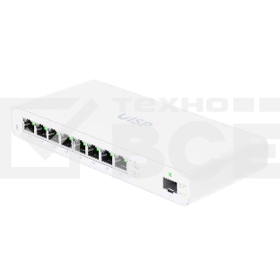 Маршрутизатор Ubiquiti UISP Router 2 ядра (880 МГц), 8х 1G RJ45, 1х SFP, раздача PoE 110 Вт