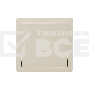 Выключатель 1-кл. ОП LETO крем LEZARD 752-0300-100