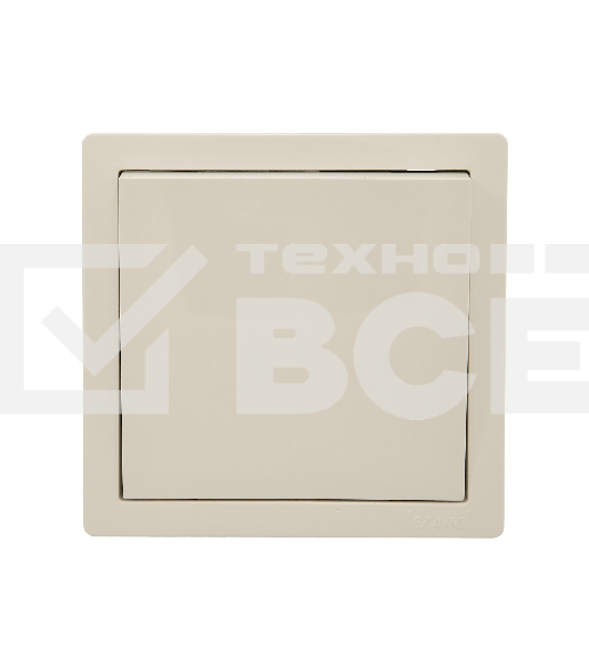 Выключатель 1-кл. ОП LETO крем LEZARD 752-0300-100