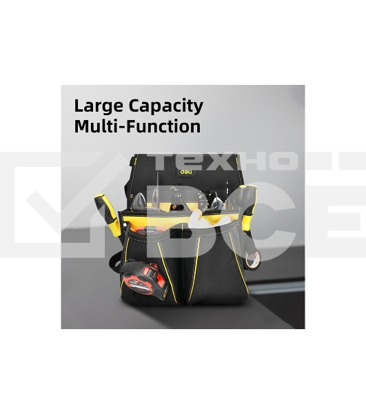 Поясная сумка монтажника Deli DLP09