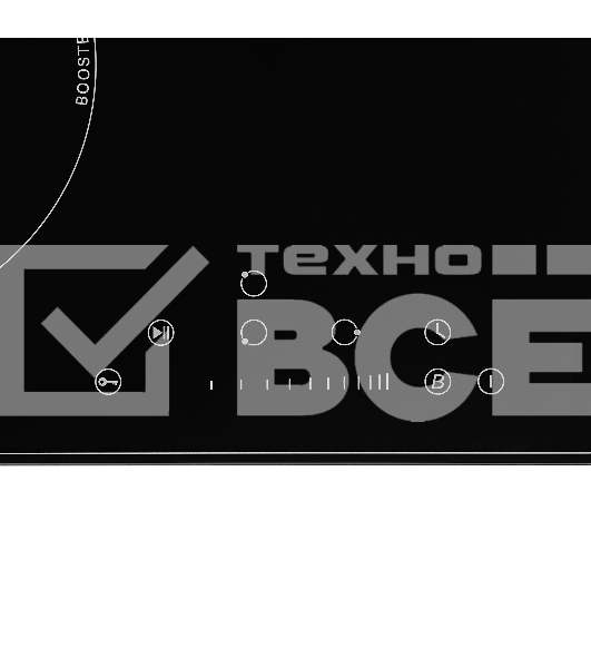 Индукционная варочная панель индукция Krona FORTE 45 BL