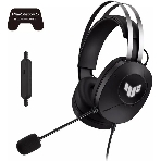 Гарнитура ASUS TUF Gaming H1 Gen II чёрный, проводная, USB, подсветка, совместимость с PS5, фото 1