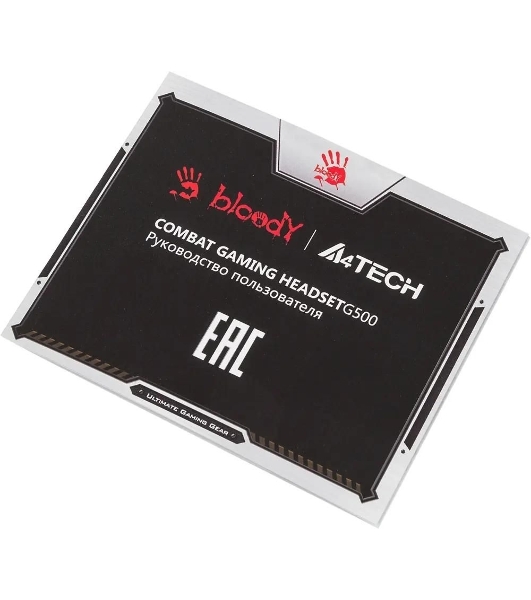 Гарнитура Bloody G500 чёрный, проводная, 3.5 мм