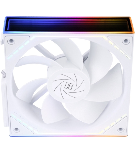 Кулер для корпуса Thermalright TL-M12QRW Reverse (124x120x25mm, 4-pin PWM, ARGB, 47.6CFM, 23.2dBA, 1500RPM, White)