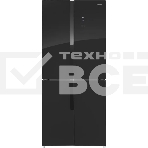 Холодильник Maunfeld MFF181NFB черный глянцевый, трехкамерный, 333/164л, морозилка сбоку, No Frost, Side by Side, фото13