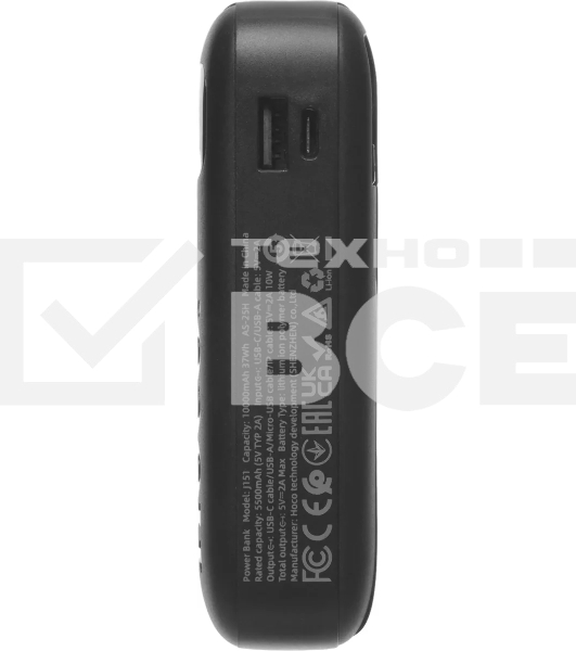 Портативный аккумулятор Hoco J151 10000mAh 2A черный (53350)