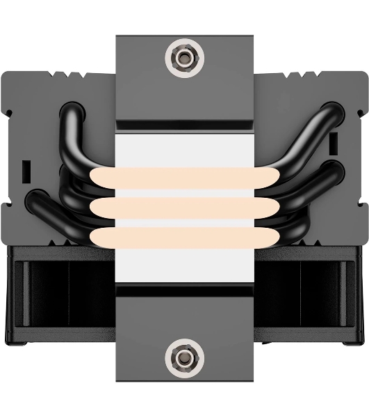 Кулер для процессора PCCooler R300 BK S115X/1200/1700/1851/AM4/AM5 (TDP 150W, 92mm Fan, 3 тепловые трубки 6мм, 800-2200RPM, 18-30dBa)