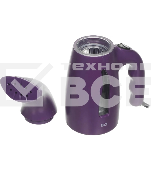 Отпариватель BQ SG1001H фиолетовый, 800 Вт, 21 г/мин, 170 мл