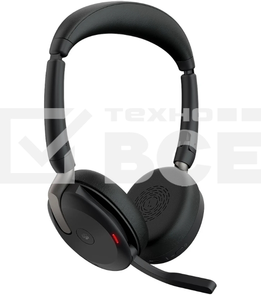 Гарнитура Jabra Evolve2 65 Flex чёрный, беспроводная, Bluetooth, до 32 ч