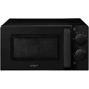 Микроволновая печь Vitek VT-MW0920 черный, 20 л, 700 Вт, переключатели — поворотный механизм