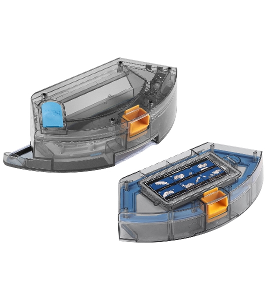 Робот-пылесос BBK BV3504 темный океан, 25 Вт, 2600 мАч Li-Ion, уборка комбинированная, пылесборник контейнер 0.6 л