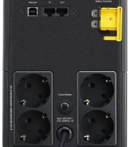 Источник бесперебойного питания APC Back-UPS BX1200MI-GR, 1200ВА / 650Вт / 4 EURO