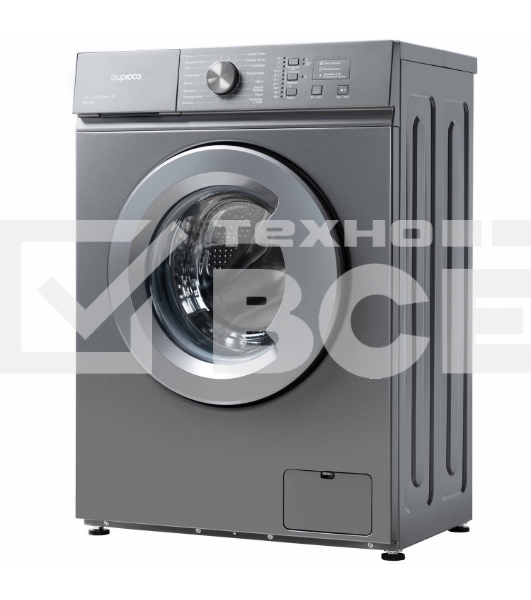 Стиральная машина Бирюса WM-SM510/04 M Металлик, загрузка фронтальная 5 кг, 1000 об/мин, класс А++